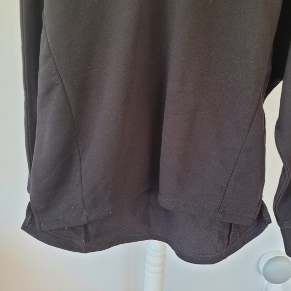 AZUL BY MOUSSY Unique Cut Black High-Low Hoodie - Picture 6 of 8